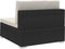 vidaXL - Hoekbanken - 2 - st - met - kussens - poly - rattan - bruin
