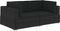 vidaXL - Hoekbanken - 2 - st - met - kussens - poly - rattan - zwart