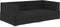 vidaXL - Hoekbanken - 2 - st - met - kussens - poly - rattan - zwart