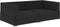 vidaXL - Hoekbanken - 2 - st - met - kussens - poly - rattan - zwart