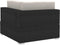 vidaXL - Hoekbanken - 2 - st - met - kussens - poly - rattan - zwart