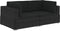 vidaXL - Hoekbanken - 2 - st - met - kussens - poly - rattan - zwart