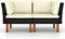 vidaXL - Hoekbanken - 2 - st - poly - rattan - en - massief - eucalyptushout