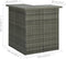 vidaXL - Hoekbartafel - 100x50x105 - cm - poly - rattan - grijs