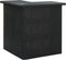 vidaXL - Hoekbartafel - 100x50x105 - cm - poly - rattan - zwart