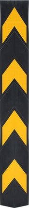 vidaXL Hoekbeschermers reflecterend 80 cm rubber 10 st