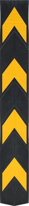 vidaXL Hoekbeschermers reflecterend 80 cm rubber 5 st