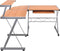 vidaXL - Hoekbureau - 132x112x99 - cm - bewerkt - hout - bruin