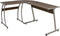 vidaXL - Hoekbureau - bewerkt - hout - bruin