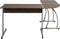 vidaXL - Hoekbureau - bewerkt - hout - bruin
