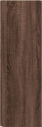 vidaXL - Hoekkast - 33x33x100 - cm - bewerkt - hout - bruin - eikenkleur