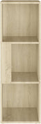 vidaXL - Hoekkast - 33x33x100 - cm - spaanplaat - sonoma - eikenkleurig