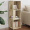 vidaXL - Hoekkast - 33x33x100 - cm - spaanplaat - sonoma - eikenkleurig