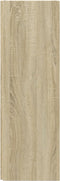 vidaXL - Hoekkast - 33x33x100 - cm - spaanplaat - sonoma - eikenkleurig
