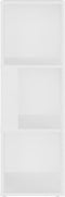 vidaXL - Hoekkast - 33x33x100 - cm - spaanplaat - wit