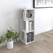 vidaXL - Hoekkast - 33x33x100 - cm - spaanplaat - wit