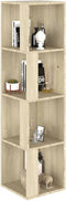vidaXL - Hoekkast - 33x33x132 - cm - spaanplaat - sonoma - eikenkleurig