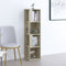 vidaXL - Hoekkast - 33x33x132 - cm - spaanplaat - sonoma - eikenkleurig