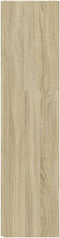 vidaXL - Hoekkast - 33x33x132 - cm - spaanplaat - sonoma - eikenkleurig
