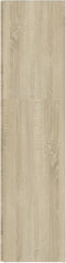 vidaXL - Hoekkast - 33x33x132 - cm - spaanplaat - sonoma - eikenkleurig