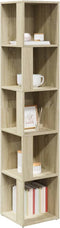 vidaXL - Hoekkast - 33x33x164,5 - cm - spaanplaat - sonoma - eikenkleurig