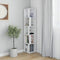 vidaXL - Hoekkast - 33x33x164,5 - cm - spaanplaat - wit