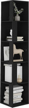 vidaXL - Hoekkast - 33x33x164,5 - cm - spaanplaat - zwart