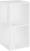 vidaXL - Hoekkast - 33x33x67 - cm - bewerkt - hout - wit