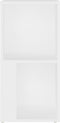 vidaXL - Hoekkast - 33x33x67 - cm - bewerkt - hout - wit
