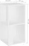 vidaXL - Hoekkast - 33x33x67 - cm - bewerkt - hout - wit