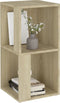 vidaXL - Hoekkast - 33x33x67 - cm - spaanplaat - sonoma - eikenkleurig