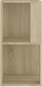 vidaXL - Hoekkast - 33x33x67 - cm - spaanplaat - sonoma - eikenkleurig