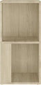 vidaXL - Hoekkast - 33x33x67 - cm - spaanplaat - sonoma - eikenkleurig