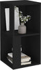 vidaXL - Hoekkast - 33x33x67 - cm - spaanplaat - zwart