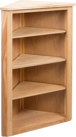 vidaXL - Hoekkast - 59x36x100 - cm - massief - eikenhout