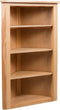 vidaXL - Hoekkast - 59x36x100 - cm - massief - eikenhout