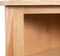 vidaXL - Hoekkast - 59x36x100 - cm - massief - eikenhout