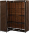 vidaXL - Hoekkledingkast - 130x87x169 - cm - bruin