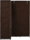 vidaXL - Hoekkledingkast - 130x87x169 - cm - bruin
