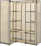 vidaXL - Hoekkledingkast - 130x87x169 - cm - crème