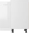 vidaXL - Hoekonderkast - 75,5x75,5x80,5 - cm - spaanplaat - hoogglans - wit