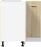 vidaXL - Hoekonderkast - 75,5x75,5x81,5 - cm - spaanplaat - sonoma - eikenkleurig