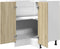 vidaXL - Hoekonderkast - 75,5x75,5x81,5 - cm - spaanplaat - sonoma - eikenkleurig