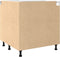 vidaXL - Hoekonderkast - 75,5x75,5x81,5 - cm - spaanplaat - sonoma - eikenkleurig