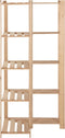 vidaXL - Hoekopbergrek - 5-laags - 82,5x82,5x170 - cm - massief - grenenhout