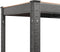 vidaXL - Hoekrek - robuust - 5-laags - staal - en - bewerkt - hout - grijs