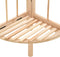 vidaXL - Hoekschap - 27x27x110 - cm - cederhout