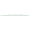vidaXL - Hoekschap - met - chromen - dragers - 25x25 - cm - glas - wit