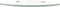 vidaXL - Hoekschap - met - chromen - dragers - transparant - 25x25 - cm - glas