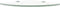 vidaXL - Hoekschap - met - chromen - dragers - transparant - 35x35 - cm - glas